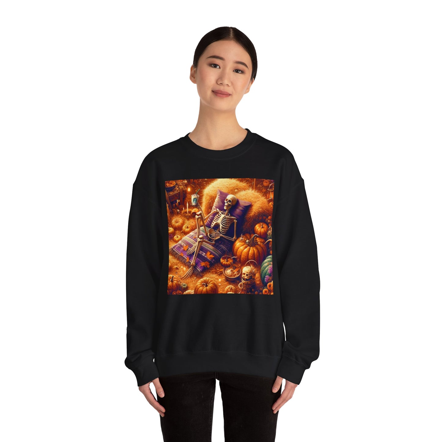 Fall Skeleton pumpkin sweatshirt, Fall Pumpkin sweatshirt,Pumpkin latte Fall Sweatshirt, Pumpkin lounge Fall