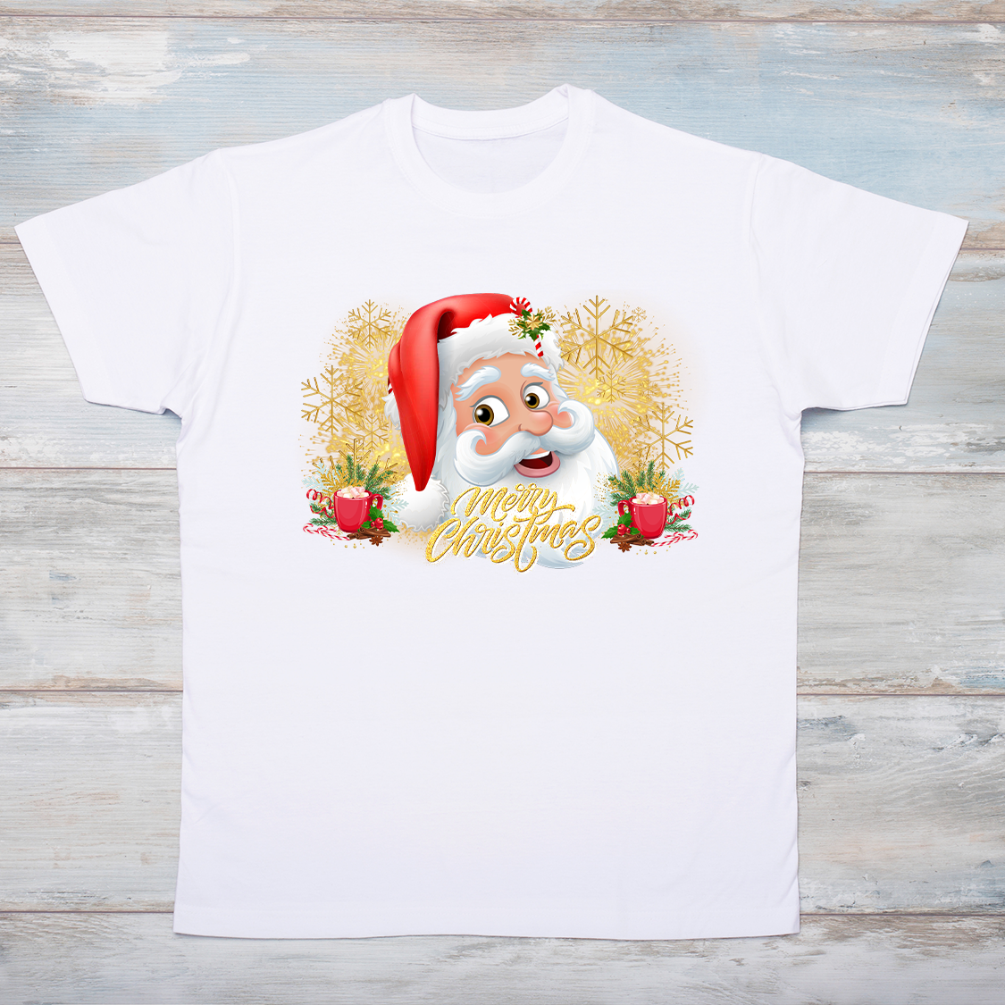 Santa Christmas Sweatshirt / T-Shirt