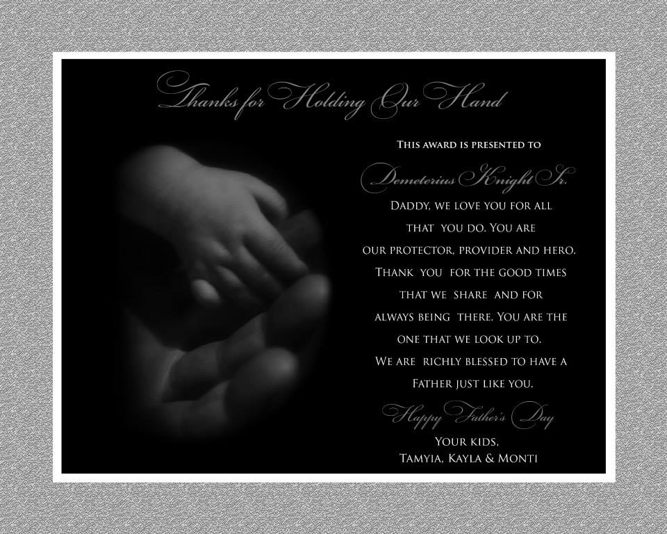 Custom Father's Day Plaques FRAME INCLUDED