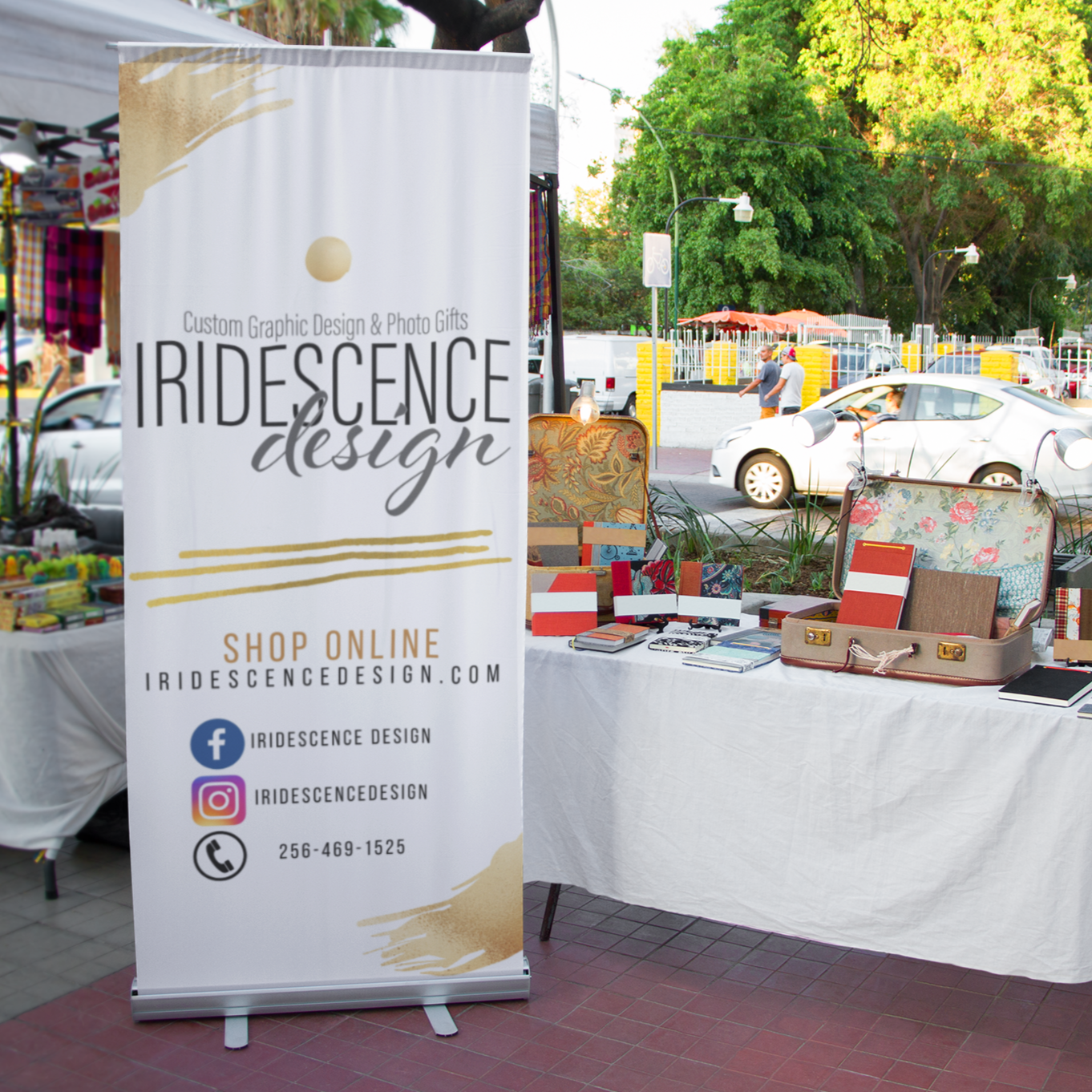 Retractable Banner or Banner only - 33.5" x 78.7"