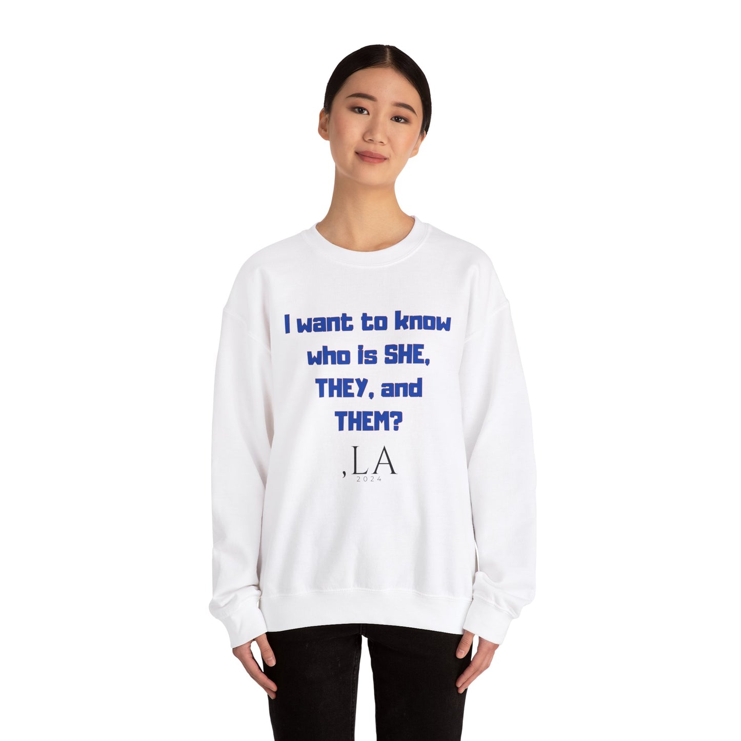 Kamala election debate Unisex Heavy Blend™ Crewneck Sweatshirt
