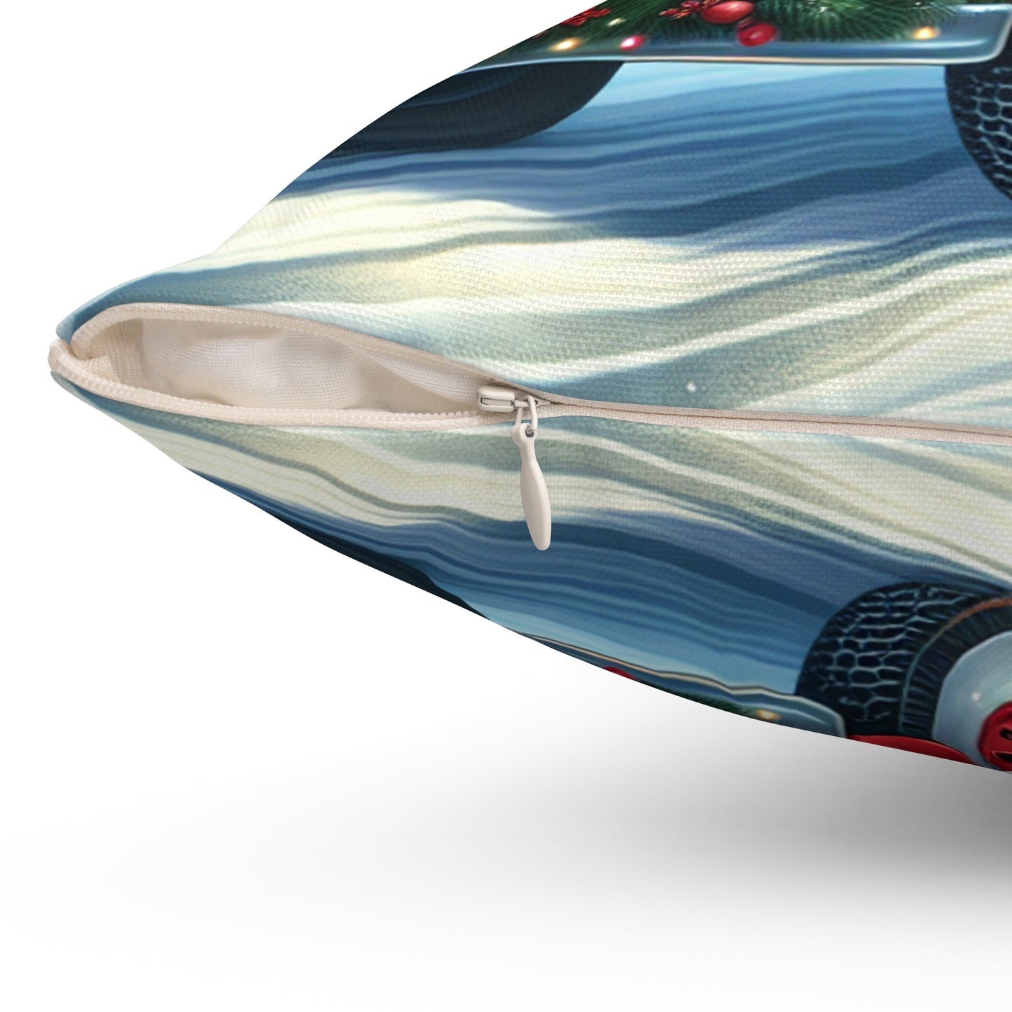 Red Truck Christmas Decorations, Holiday Decor, Farmhouse Christmas, Christmas Home Decor, Christmas pillow, Polyester Square Pillow