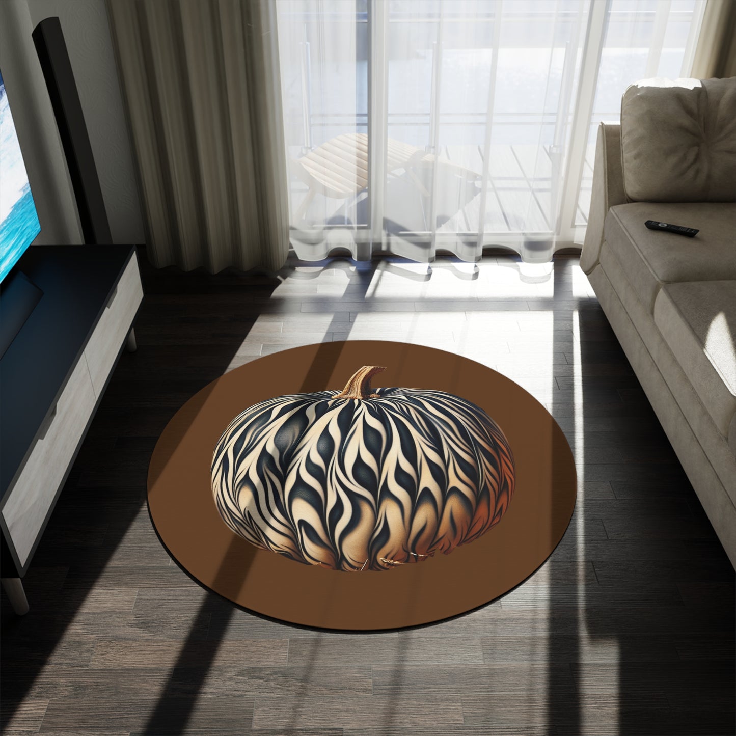 Fall Home Decor Round Rug