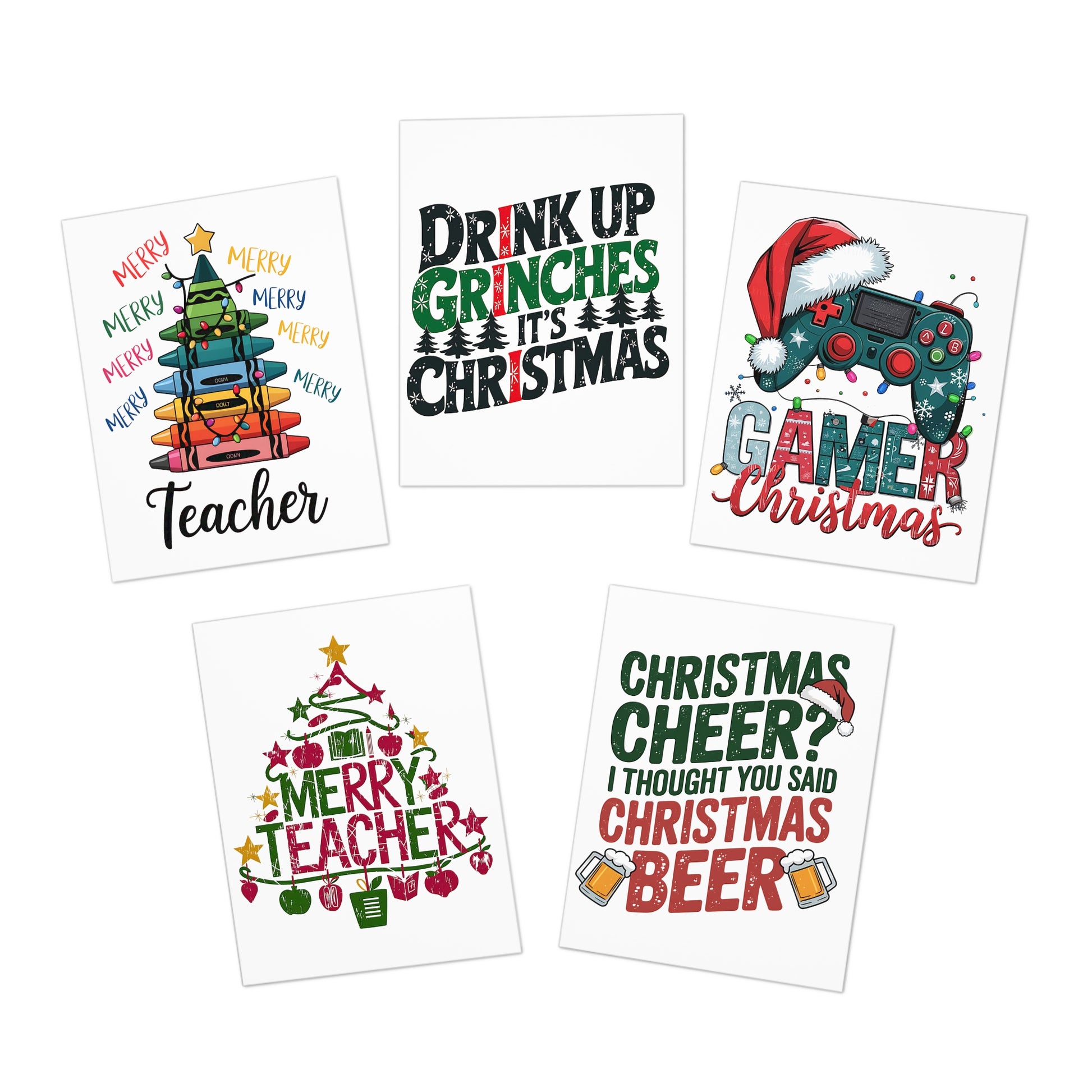 Christmas Multi-Design Greeting Cards (