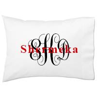 Pillowcase - with monogram and name