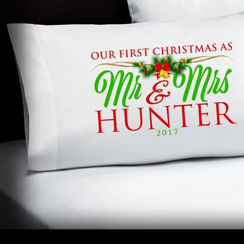 Pillowcase - Our First Christmas