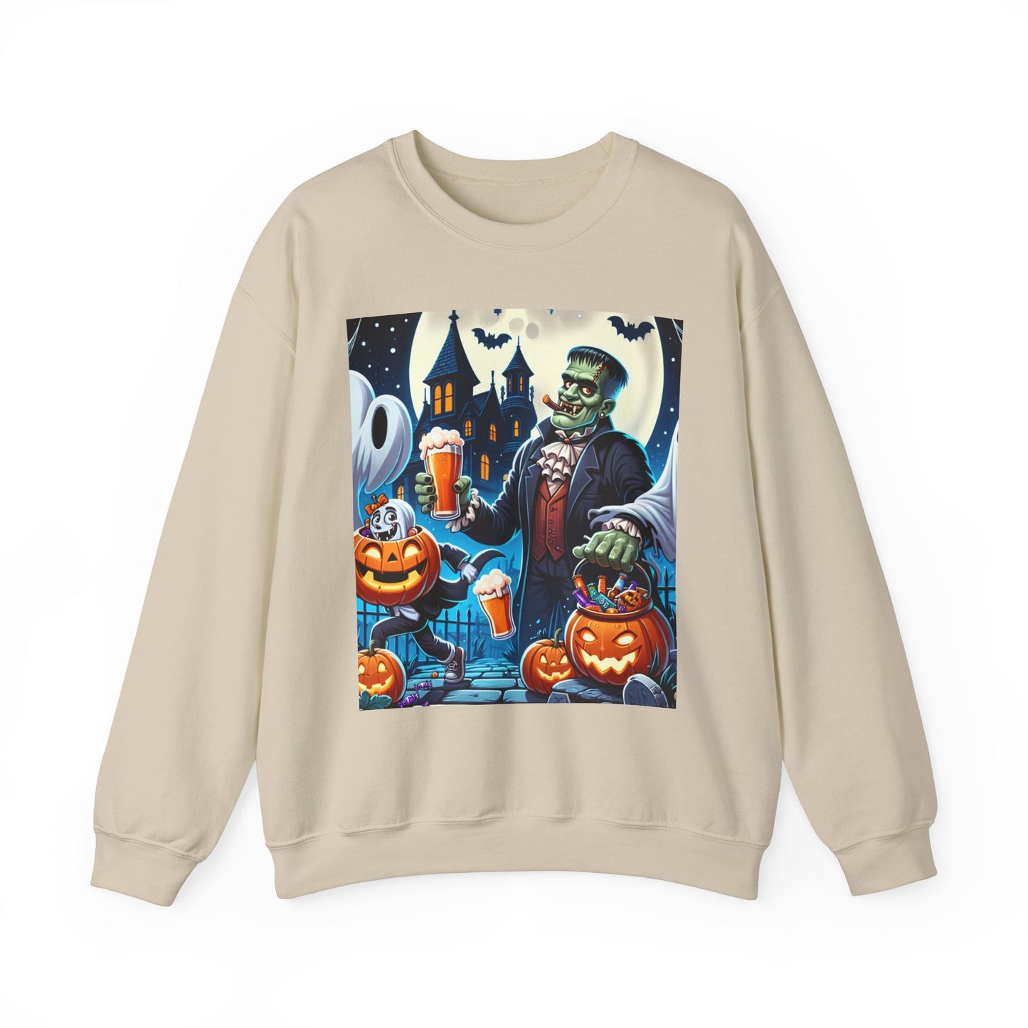 Halloween Einstein sweatshirt, scary beer sweatshirt, Ghost lounge