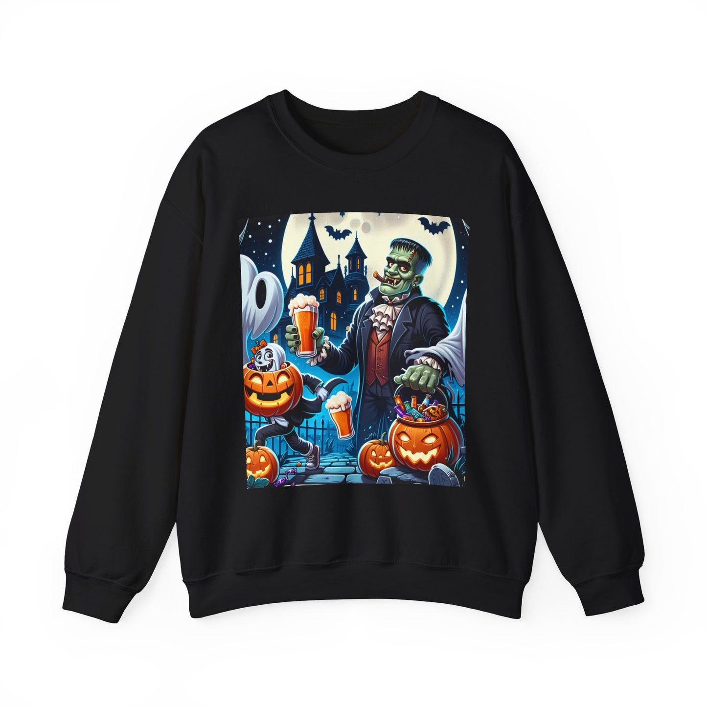 Halloween Einstein sweatshirt, scary beer sweatshirt, Ghost lounge