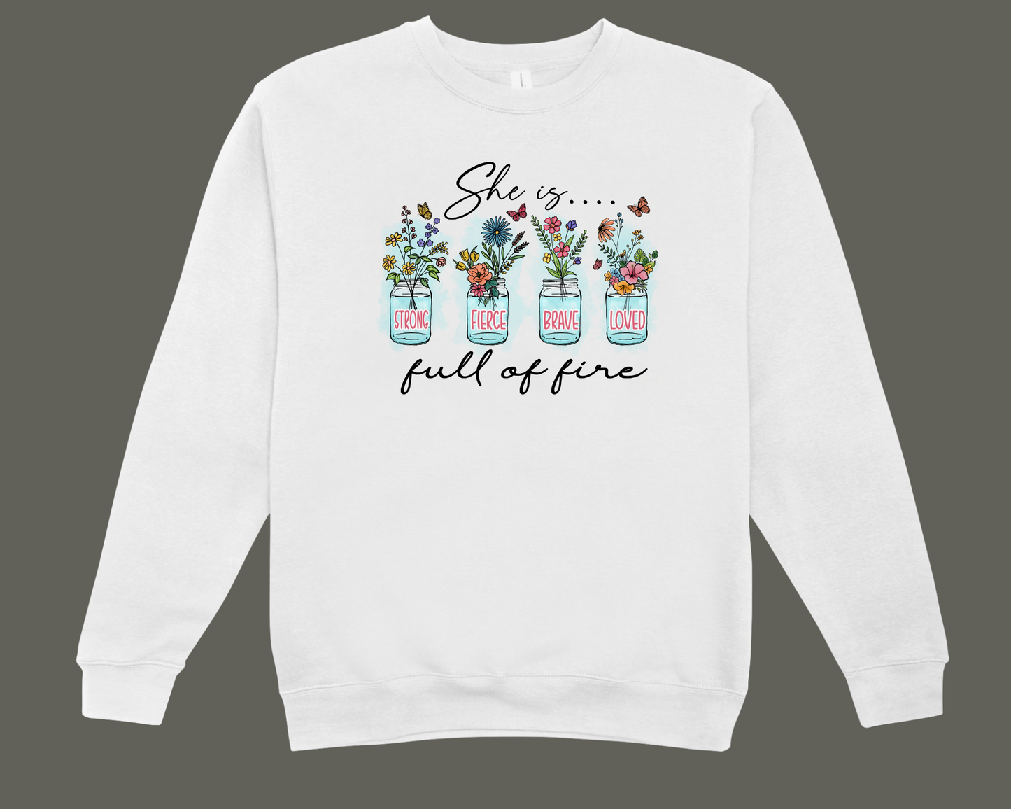 Classy with a savage side Unisex Heavy Blend™ Christian Crewneck Sweatshirt