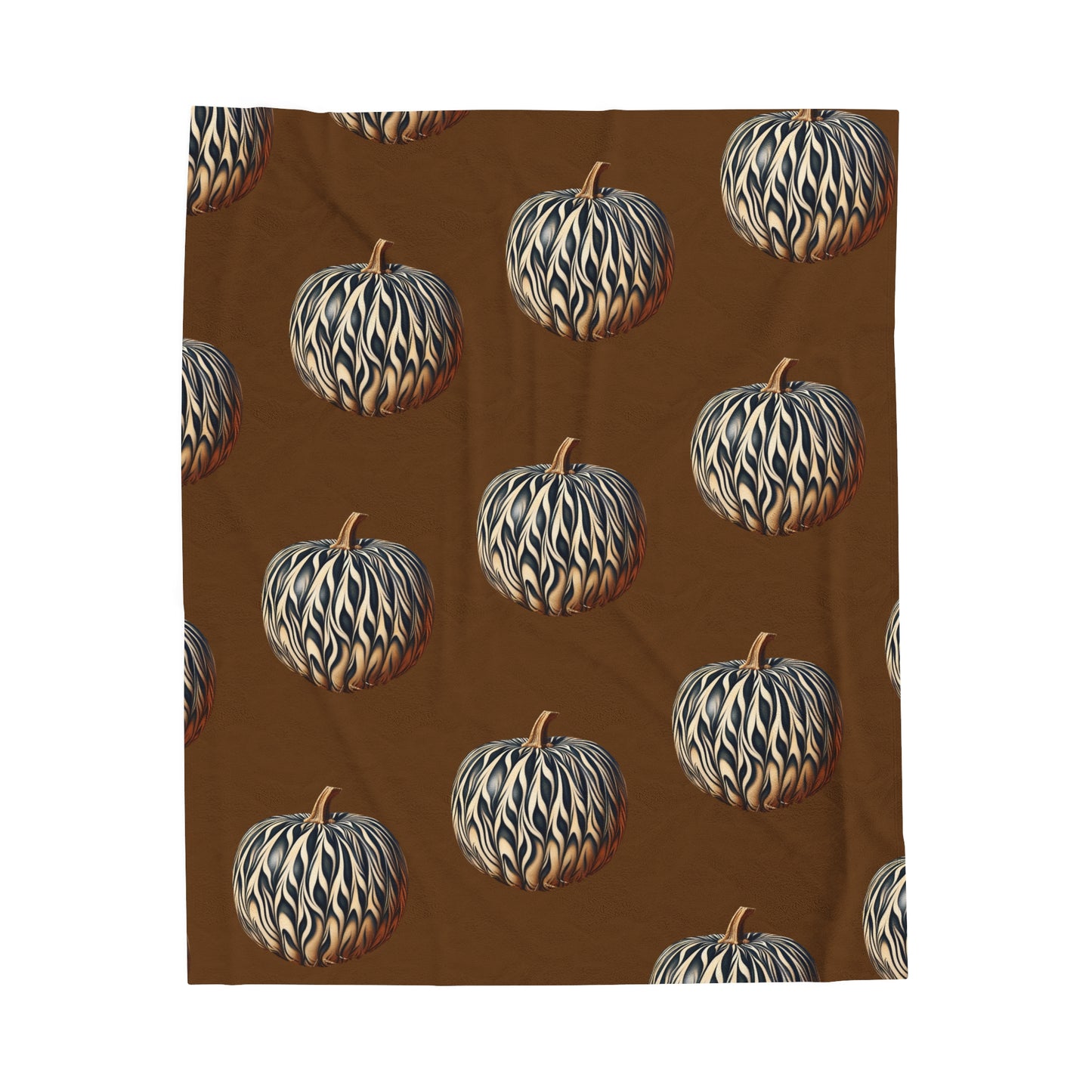 Pumpkin Fall Home Decor  Velveteen Plush Blanket