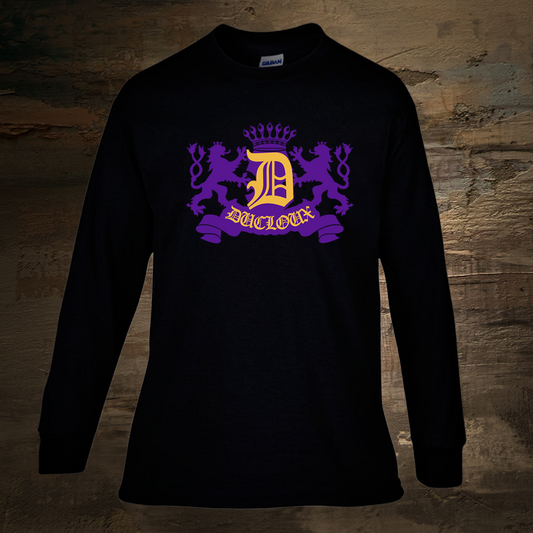 Long-sleeve Colors T-Shirts with Two Color Image