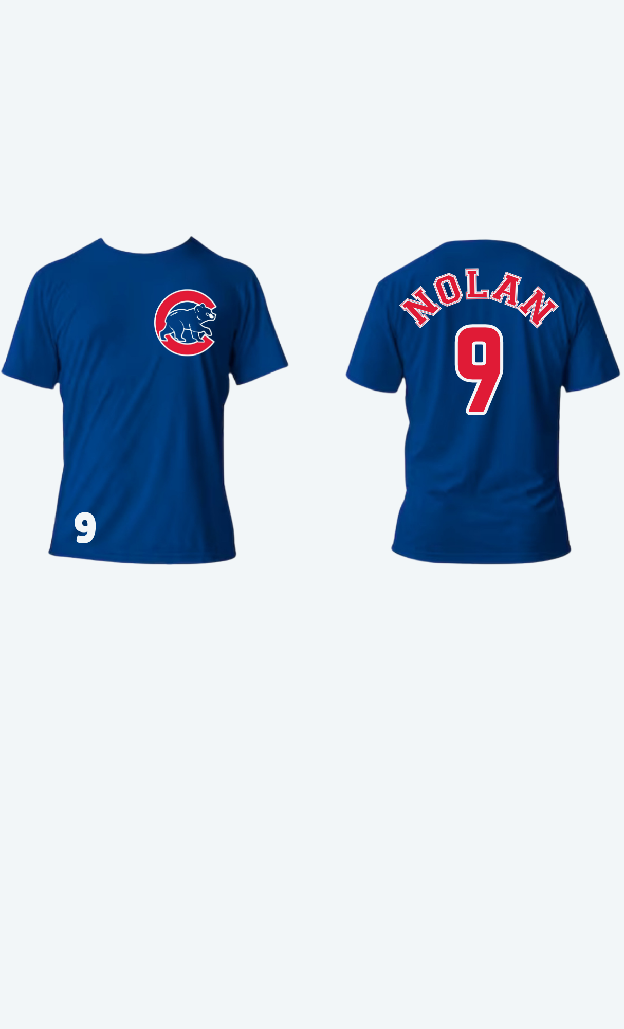 5 or more, Custom Little League Fan T-shirts