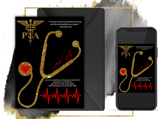 PTA Digital Download Invitations