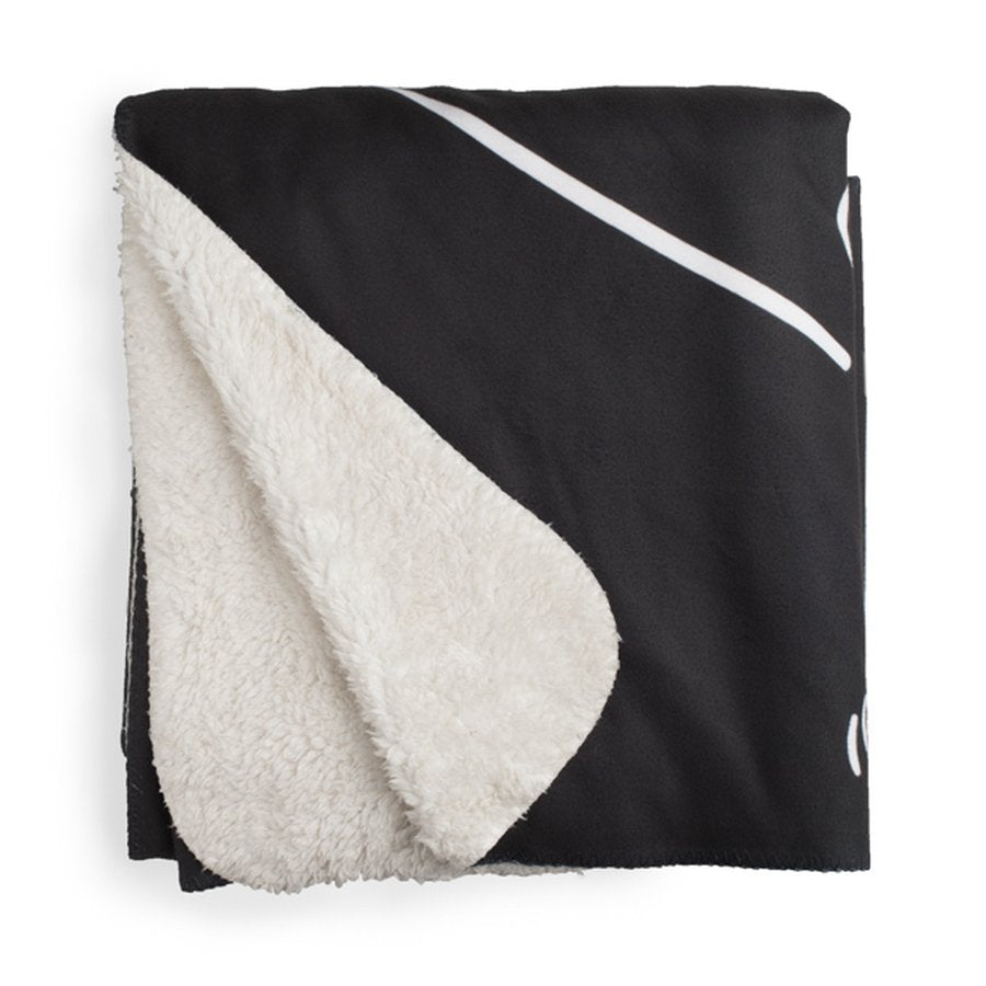 Sherpa Fleece Blanket with Photo and Name