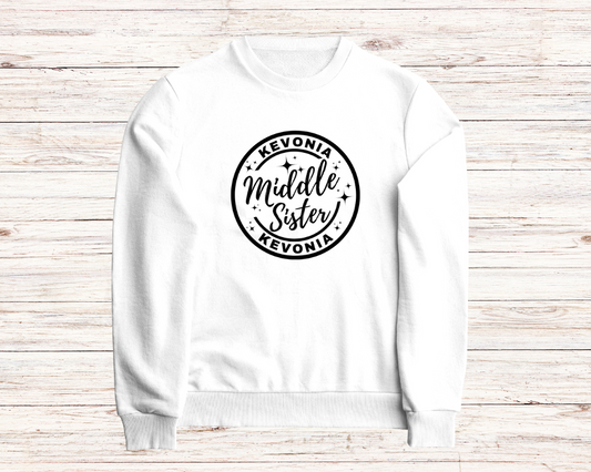 Youngest, Middle, and Oldest Sister T-Shirt