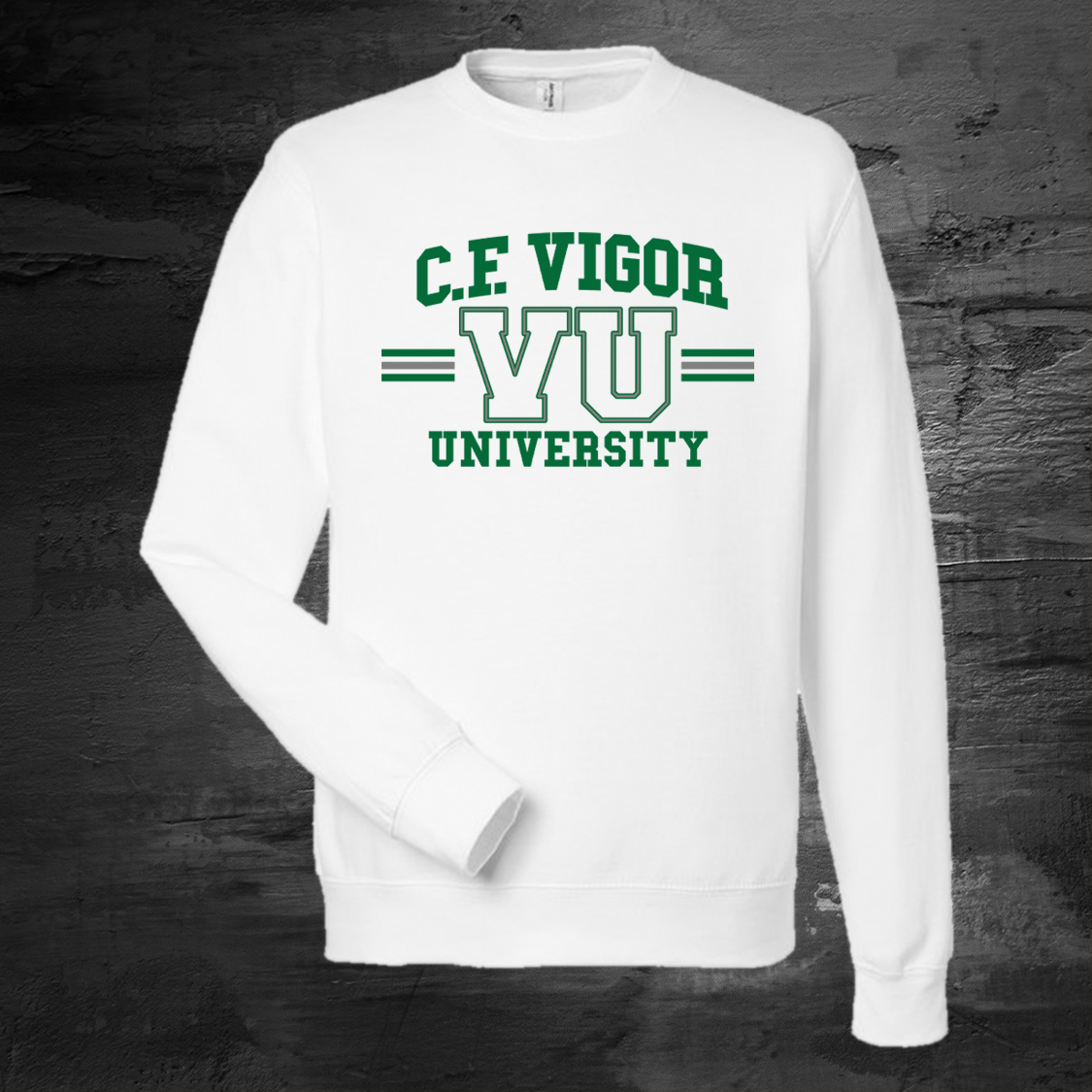 C.F. Vigor University T-Shirt or Sweatshirt