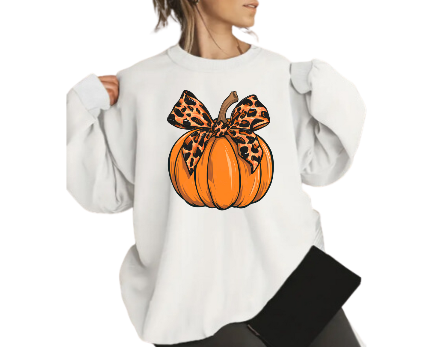 Cozy Pumpkin Patch Girly Fall Pumpkin Bundle Sweatshirt –Autumn Vibes