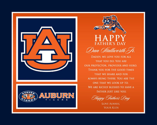 Custom Father's Day Plaques FRAME INCLUDED